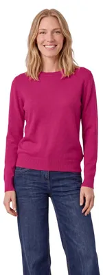 Productafbeelding van Cecil damespullover in effen kleur met ronde hals