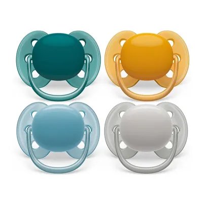 Produktbild von Philips AVENT ultra soft SCF091/36 Schnuller, Ultraweicher Schnuller, Kieferorthopädisch