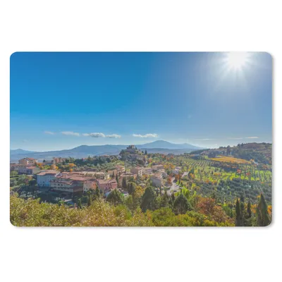 Produktbild von MuchoWow® Schreibtischunterlage Toskana - Italien - Sonne 60x40 cm - XXL Mauspad - Großes Mauspad