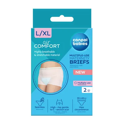 Zdjęcie produktu dla Canpol babies Wielorazowe majtki poporodowe L/XL, 2 szt. 73/002