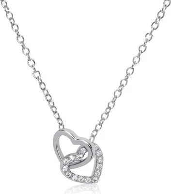 Produktbild von 925er Silber Unique Kette Herzen Zirkonia SN0345