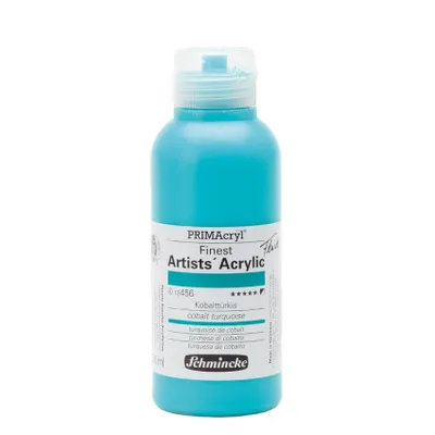 Produktbild von Schmincke 250ml PRIMAcryl Kobalttuerkis Acryl 13 456 027 fluid