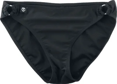 Produktbild von Rock Rebel by EMP Damen schwarze Bikini Hose mit Totenkopf-Print XXL