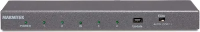 Produktbild von HDMI Splitter 4K60 - Marmitek Split 614 UHD 2.0 - 1 Ein / 4 Aus - Ultra HD - HDMI Verteiler - 3840 x 2160 - 60 Hz - HDR - Chroma Farben - 18 Gbs - HDCP 2.2 - EDID Schalter - Eingebaute Verstärker