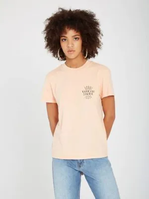 Productafbeelding van T-SHIRT VOLCOM Volchedelic WMS - oranje - maat M