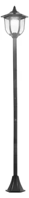 Produktbild von Outsunny Solar LED Gartenlaterne, 30/60 Lumen, Kunststoff, Schwarz