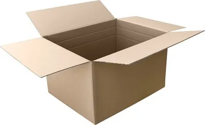 Produktbild von 6x Faltkarton 800x600x(400)-600mm (Außenmaß) mit variabler Höhe 2-wellig braun