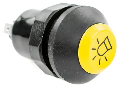 Image de Interrupteur À Bouton-Poussoir Jaune