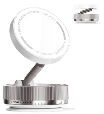 Obrázek produktu pro Magnetický držák do auta na telefon - 360° nastavitelný - bílý