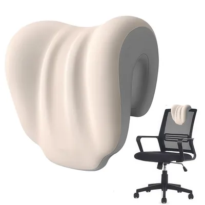 Produktbild von Nackenkissen,Nackenkissen Memory Foam für Bürostuhl,für Flugzeuge-Ergonomische,Kopfstütze für Schreibtischstuhl,Nackenstütze für Sessel & Gartenstühle