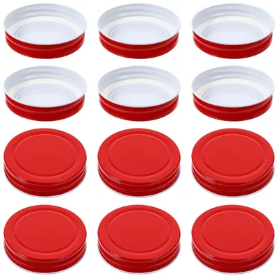 Blikdeksel 70 mm, 12 Stück, luftdicht, für Vorratsgläser