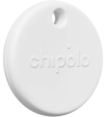 Zdjęcie produktu dla Chipolo POP, Uniwersalne, Wyszukiwarka, Biały, Odporny na kurz, Wodoodporny, 90 m, IP55