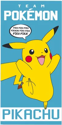 Immagine prodotto di Asciugamano da spiaggia ufficiale Nintendo Team Pokemon in cotone