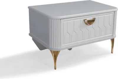 Produktbild von Schlafzimmer Set Bett 2x Nachttisch 4tlg Design Modern Luxus Komplettes