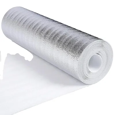 Productafbeelding van Isolatiefolie, aluminiumfolie constructie, eenvoudige installatie, 50cmX5m