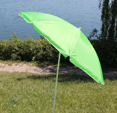 Produktbild von Sonnenschirm 054 grün 1,75 m; Höhe 2,0 m Strandschirm