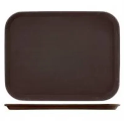 Immagine prodotto di H&H Vassoio Antiscivolo in Plastica Rettangolare 35X25