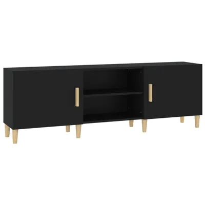 Immagine prodotto di Mobile TV nero 150x30x50 cm materiale a base di legno
