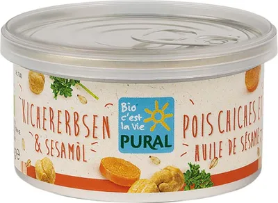 Produktbild von Pflanzlicher Aufstrich - Kichererbsen&Sesamöl 125g
