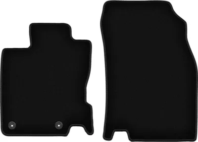 Image de Wielganizator Tapis avant de sol velours sur-mesure pour Renault Kadjar (2015-, SUV) noir, jeu 2 pièces, fixations