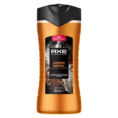 Immagine prodotto di Axe Gel doccia Copper Santal con zucchero di canna e pepe 300ml