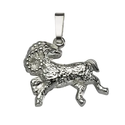 Produktbild von F Anhänger 925/- Sterling Silber 1,8cm weiß 371240406-1