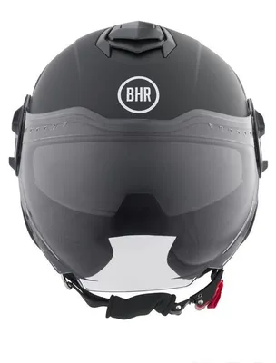 Produktbild von BHR 830 FLASH, Jethelm Doppelvisier ECE 22.06, Leichter & komfortabler Jethelm mit innenliegender Sonnenblende, Matt-Schwarz, S
