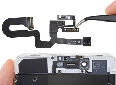 Produktbild von Clappio, Frontkamera-Modul mit Flexkabel für Apple iPhone 8 Plus, Schwarz