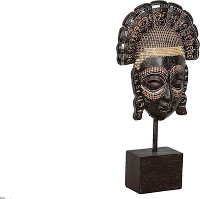 Obrázek produktu pro Romimex zlatá africká dekorativní figurka 20 x 39 x 10 cm