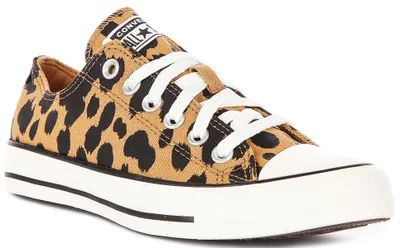 Produktbild von Converse Chuck Taylor A17920C All Star Low in Braun-Leopard – 5,5 UK – 38 EU – 5,5M/7,5F US / Braun-Schwarz