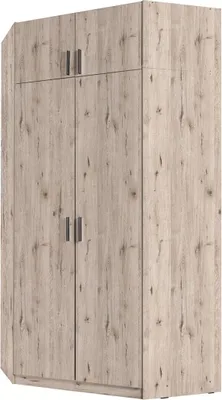 Obrázek produktu pro Nástavba na rohovou šatní skříň 117 cm FUNZA 5 - dub wellington