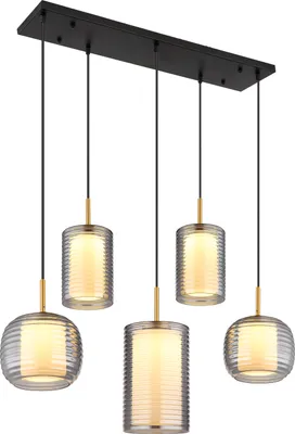 Produktbild von Globo Lighting Hängeleuchte Metall schwarz matt, LED
