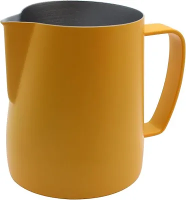 Zdjęcie produktu dla Dzbanek ze stali nierdzewnej, do parzenia kawy, latte i spieniania mleka, 350 ml, niebieski