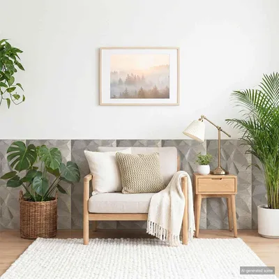 Produktbild von vidaXL Wandpaneele 48 stk. 50 x 50 cm Betongrau XPS Schaum