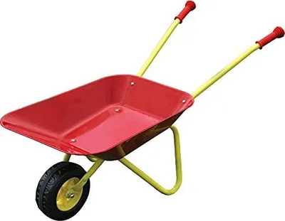 Obrázek produktu pro Playfun Kovová dětská kolečka červená - Zahradní hračky pro děti