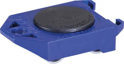 Produktbild von WAGNER Transporthilfe ROLLY SOFT - 12 x 8 x 3,5 cm, Drehteller, Kippsicherung, Räder Ø 27 mm, Tragkraft 200 kg - 20317101