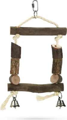 Produktbild von Beeztees Tomi Schaukel - Vogelspielzeug - Holz - 31 cm