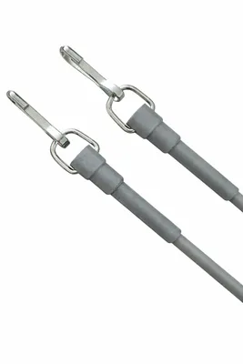Produktbild von rewagi® Schleuderstab für Gardinen & Vorhänge – Gardinenbedienungsstab – Vorhangbedienung – Grau – 75 cm – 2 Stück