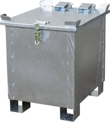 Produktbild von Lithium-Ionen-Lagerbehälter BxTxH 800x600x750 mm, 90 Liter, verzinkt