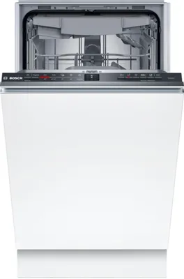 Obrázok produktu pre Bosch Serie 2 SPV2HMX42E, Plne vstavaný, Slimline (45 cm), Biela, Biela, 3 košík/košíky, Nerezová oceľ