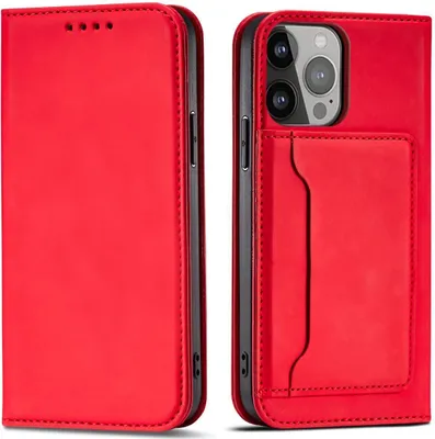 Obrázok produktu pre Magnetické puzdro na karty pre Samsung Galaxy S23 Red