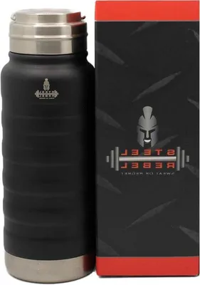 Image de Bouteille thermos en acier inoxydable 600 ml anti-fuite avec passoire - idéale pour le thé et les fruits - Gobelet thermique pour le café à emporter