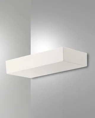 Produktbild von Emma LED-Wandleuchte, 41 W, 3750 lm, 3000 K, in weißem Aluminium, modernes und elegantes Design für hocheffiziente Innenbeleuchtung
