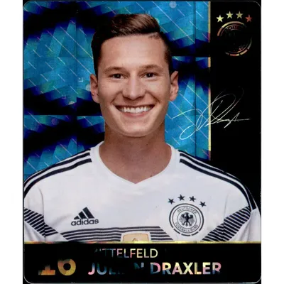 Produktbild von 16 - Julian Draxler GLITZER  - REWE WM18 Sammelkarte