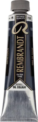 Zdjęcie produktu dla Royal Talens 1057082 ROYAL TALENS REMBRANDT farba olejna, 40 ml, paynegrau