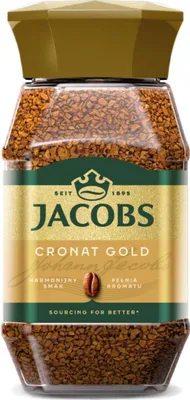 Obrázek produktu pro Jacobs Cronat Gold, 200 g, Káva, 1 kusů, Sklenice
