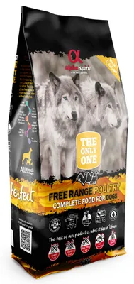 Produktbild von alpha spirit Dog The Only One Freiland-Geflügel 12kg
