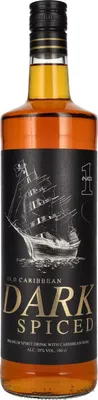Produktbild von No.1 Old Caribbean DARK SPICED 35% Vol. 1l