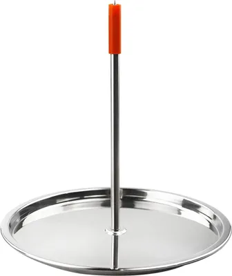 Produktbild von BBQ Vertikaler Spieß, Edelstahl Grillspieß Grill, Hähnchengestell Bräter, Holzkohle Smoker Grill Bratständer, Vertikaler Grillrost Fleischspieß für Truthahn, Schaschlikspieß