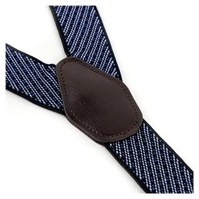 Produktbild von Herren-Hosenträger mit geteilten Knöpfen, Y-Form, verstellbar, elastisch – 3,5 cm breit
